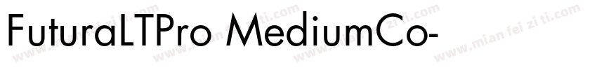 FuturaLTPro MediumCo字体转换